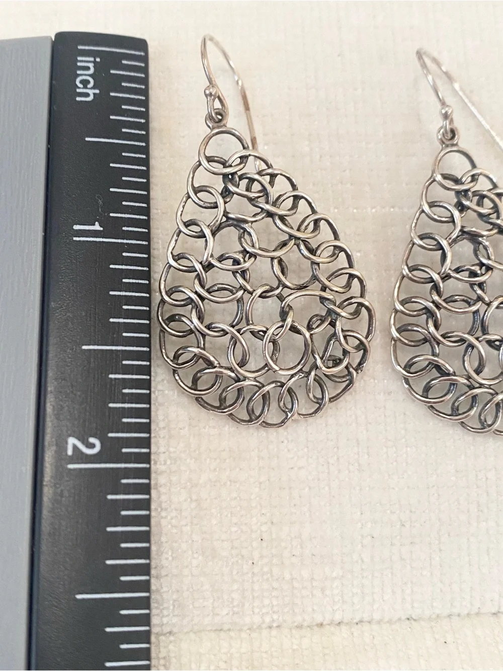 Silpada Teardrop Mesh Dangle Earrings W1519